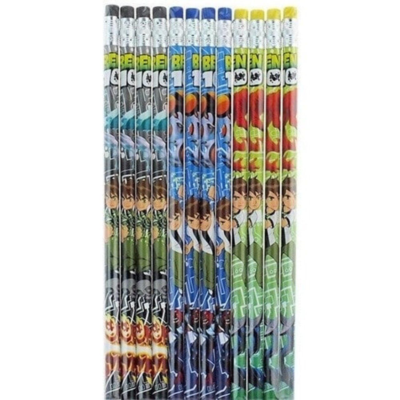 Ben 10 Wooden Pencils Pack Of 12 Licensed No.2 School Supplies Kids Writing